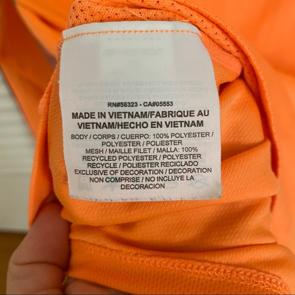 Nike Dri fit long sleeve in orange size xs - Picture 5 of 5